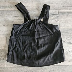 Banana Republic Black Linen Top